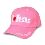 I Love Jesus Baseball Cap – Pink - 1