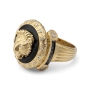 Anbinder Jewelry Men's 14K Yellow Gold Lion of Judah Diamond Ring - 3