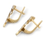 Anbinder Jewelry 14K Gold Ray of Light Earrings with Diamonds - 3
