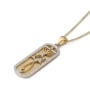 Anbinder Jewelry 14K Yellow Gold Diamond Embedded Messianic Seal Pendant - Unisex - 3