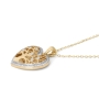 Anbinder Jewelry 14K Gold Large Heart-Shaped Tree of Life Pendant - 5