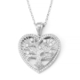 Anbinder Jewelry 14K Gold Large Heart-Shaped Tree of Life Pendant - 2