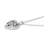 Anbinder 14K White Gold Tree of Life Heart Pendant with Diamonds - 3