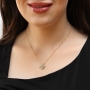 Anbinder Jewelry Women's 14K Gold Magnetic Jerusalem Cross Pendant with Diamonds - 3