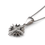 Anbinder Jewelry Women's 14K White Gold Diamond Encrusted Star of Bethlehem Pendant - 3