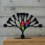 Iris Design Tree of Life Sculpture With Kaleidoscopic Design (Variety of Colors) - 4