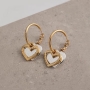 Danon Jewelry Double Heart Earrings - 2