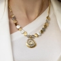 Danon Jewelry "Brilliant" Two Tone Necklace - 2