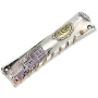 Jerusalem Mezuzah Case with Gold-Plated Coin - 2