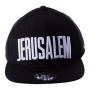 Jerusalem Adjustable Black Snapback Cap - 2