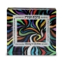 Jordana Klein Hebrew-English Home Blessing Glass Cube With Multicolored Swirling Design - 1