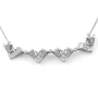 Anbinder Jewelry 14K Gold Jerusalem Cross Magnetic Diamond Necklace - 5