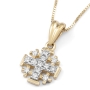 Anbinder Jewelry 14K Gold Jerusalem Cross Diamond Necklace - 2