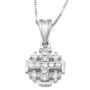 Anbinder Jewelry 14K Gold Jerusalem Cross Diamond Necklace - 3