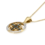 Anbinder Jewelry 14K Gold Spinning Jerusalem Cross Pendant with Diamonds - 6