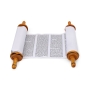 Deluxe Torah Scroll Replica - Small - 4