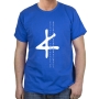 Hebrew Alphabet with Ancient and Modern Letters Cotton T-Shirt (Choice of Colors) - 11