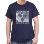 Jerusalem: "Center of the World" T-Shirt (Variety of Colors) - 3