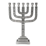 7-Branched 12 Tribes Jerusalem Menorah (Variety of Colors) - 1