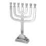 7-Branched 12 Tribes Jerusalem Menorah (Variety of Colors) - 10