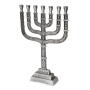 7-Branched 12 Tribes Jerusalem Menorah (Variety of Colors) - 2