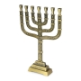 7-Branched 12 Tribes Jerusalem Menorah (Variety of Colors) - 4
