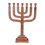 7-Branched 12 Tribes Jerusalem Menorah (Variety of Colors) - 5