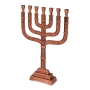 7-Branched 12 Tribes Jerusalem Menorah (Variety of Colors) - 6