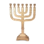 7-Branched 12 Tribes Jerusalem Menorah (Variety of Colors) - 7