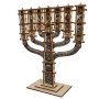Do-It-Yourself 3-D Knesset Menorah Puzzle Kit - 1