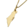 14K Yellow Gold Holy Land Pendant Necklace - 5