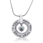 Large Wheel Necklace with Daughter's Blessing - 5