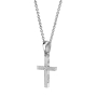 Yaniv Fine Jewelry 18K Gold Latin Cross Pendant With White Diamond (Variety of Colors) - 5