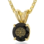 Swarovski Crystal Lord's Prayer Necklace Micro-Inscribed with 24K Gold - Anglican Traditional Version - 11