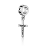 Marina Jewelry 925 Sterling Silver Crucifix Charm - 1