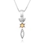 Marina Jewelry Two-Toned Grafted-In Messianic Necklace - 1