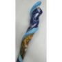 Blue Night Sky Hand Painted Lion of Judah Shofar - 4