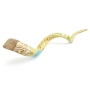 Hand Painted Kudu Shofar Horn with Golden Old City of Jerusalem  - 2