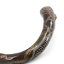 Hand Painted Kudu Shofar Horn with Grafted-In Messianic Seal  - 3