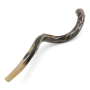 Hand Painted Kudu Shofar Horn with Grafted-In Messianic Seal  - 4
