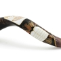 Hand Painted Kudu Shofar Horn with Holy Temple and Tablets of the Law - 5