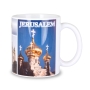 Jerusalem Churches Large Coffee Mug  - 2
