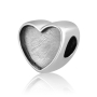 Marina Jewelry Sterling Silver Grafted-In Messianic Heart Bead Charm - 2
