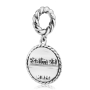Marina Jewelry Sterling Silver ‘The Lord is My Shepherd’ Circle Pendant Charm - 2