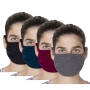 Multicolored Double-Layered Reusable Unisex Face Masks (Set of Four) - 1