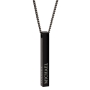 Stainless Steel Bar Name Necklace in Black - Up To 4 Names - 1
