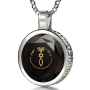 Nano Sterling Silver and Gemstone Grafted-In Necklace with 24K Gold Micro-Inscription - 9