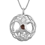 Nano Celtic Tree of Life Necklace with Bible Microchip - Color Option - 1