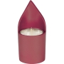 Yair Emanuel Anodized Aluminum Flame-Shaped Memorial Candle Holder - 1