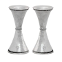 Tapered Sterling Silver Candlesticks - 1
